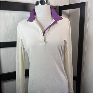 Kastel Denmark White Equestrian Show Shirt